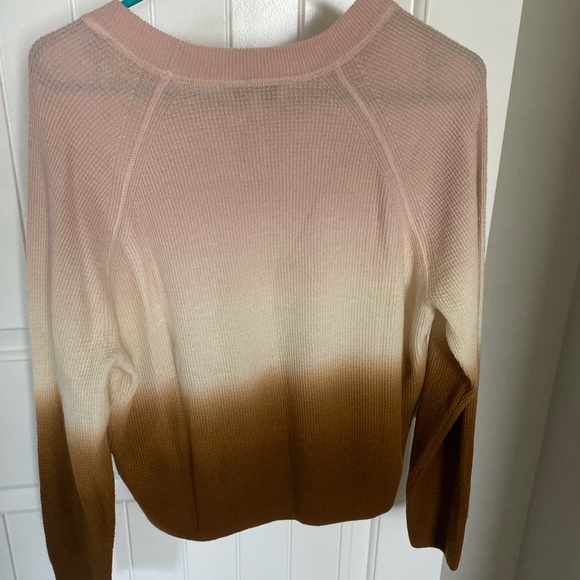 MW DIP DYE CASHMERE SWEATER - Picture 3 of 8
